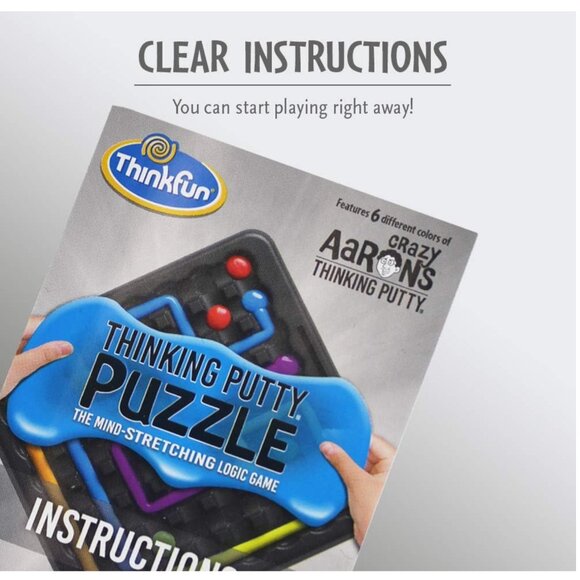 ThinkFun & Crazy Aaron's Thinking Putty Puzzle - STEM Brain Game - Picture 5 of 14